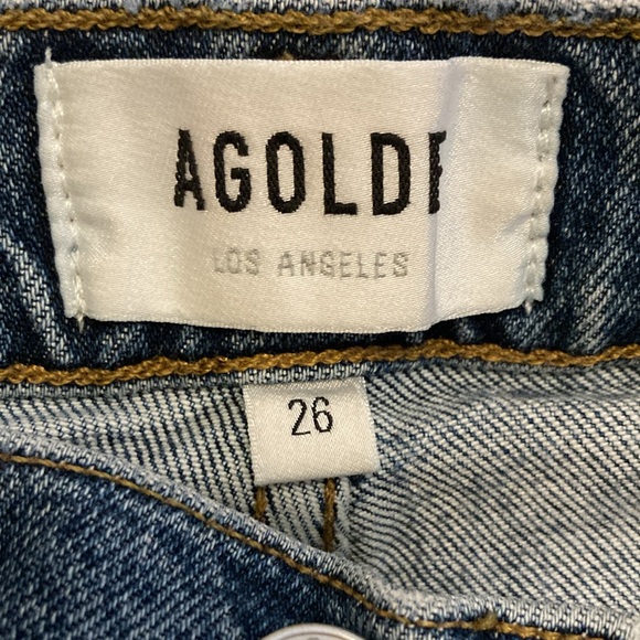 AGOLDE Toni Mid Rise Straight Jeans Dime Size 26 - Picture 10 of 13